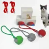 1~3pcs Cat Interactive Ball Toy Automatic Rolling Ball Tail Rechargeable Smart Pet Electric Toy Dog Cat Training Imitate Mouse