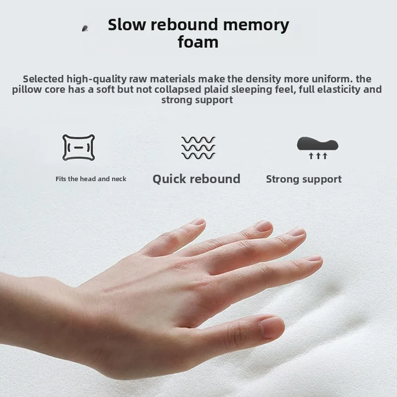 Professional Memory Massage Pillow 135° Cervical Traction Heating Vibration Therapy Breathable Cotton for Neck Back Pain Relief