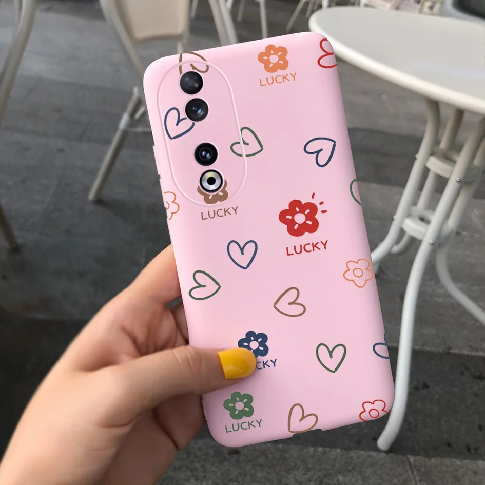 Fashion Leopard Painted Matte Soft Phone Case for Huawei Honor 90 Series