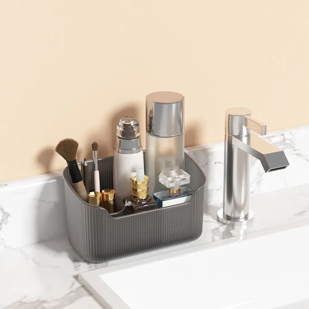 Desktop Cosmetics Storage Box Toiletries Cotton Swab Container Bathroom Accessories Brushes Makeup Organizer Case Lipsticks Box 5