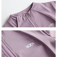 DRUR M-4XL – survêtement deux pièces pour femmes, coupe ample, ensembles de course, vestes d'entraînement à manches longues et pantalons de survêtement avec poche, Streetwear 5