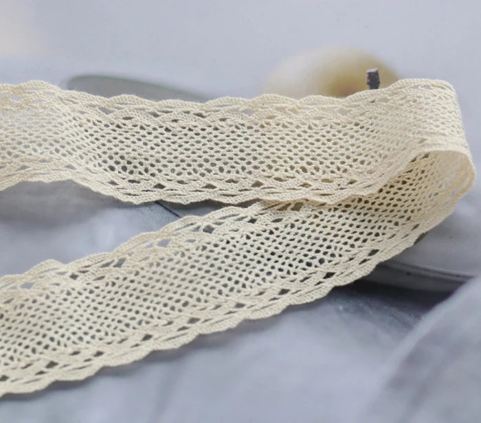 Width:3cm inch) Good Quality Cotton Lace Pure Embroidery