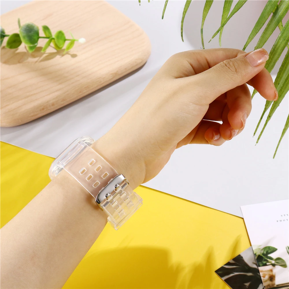 Sleek Transparent Protective Strap