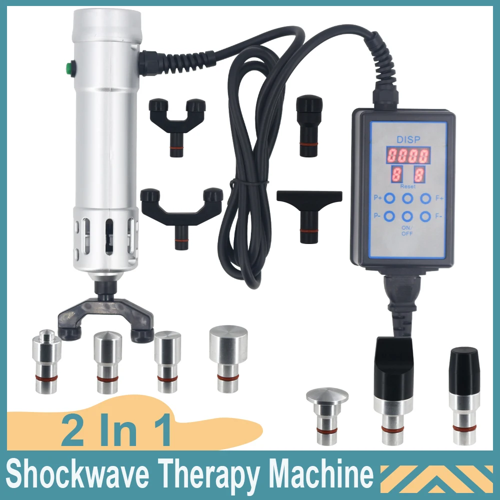 

New Shockwave Therapy Machine ED Treatment Pain Relief Shock Wave Physiotherapy 2 In 1 Chiropractic Tool Body Relax Massager