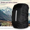 New Waterproof Backpack Cover Ravel Safety Outdoor Backpack Cover Waterproof Rain Cap Cover YJ04 4