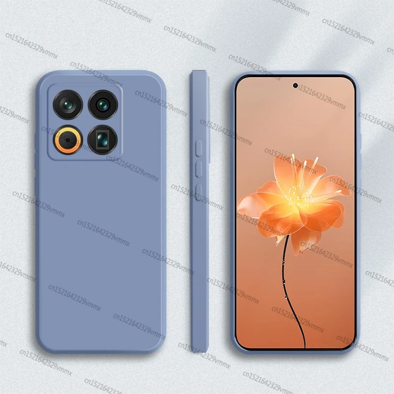 Soft TPU Liquid Silicone Shockproof Phone Case - 6.3-Inch Back Cover