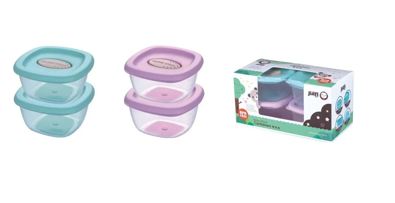 4pcs set Yogurt Salad Jar Overnight Jar Milk Breakfast Cup container box with Lid Baby kids Food Snack storage box container