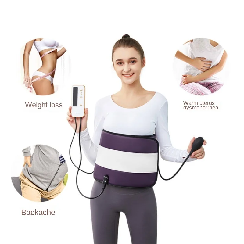 Slimming Body Shaper Belt, Best Abdominal Trainer, Waist Trimmer Belt, Hot  Compress Far Infrared Heating Slimming Belt Vibrating Weight Loss Massager