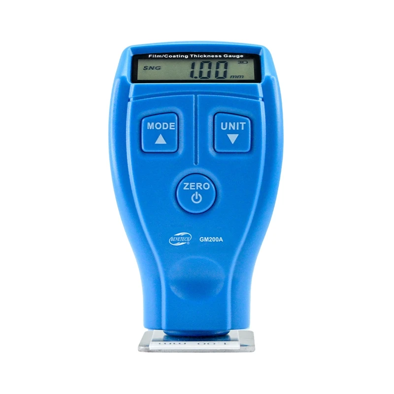 GM200A Digital Car Film Coating Thickness Gauge Mini LCD Ultrasonic Automotive Iron Varnish Coat Painting Thickness Width Meter