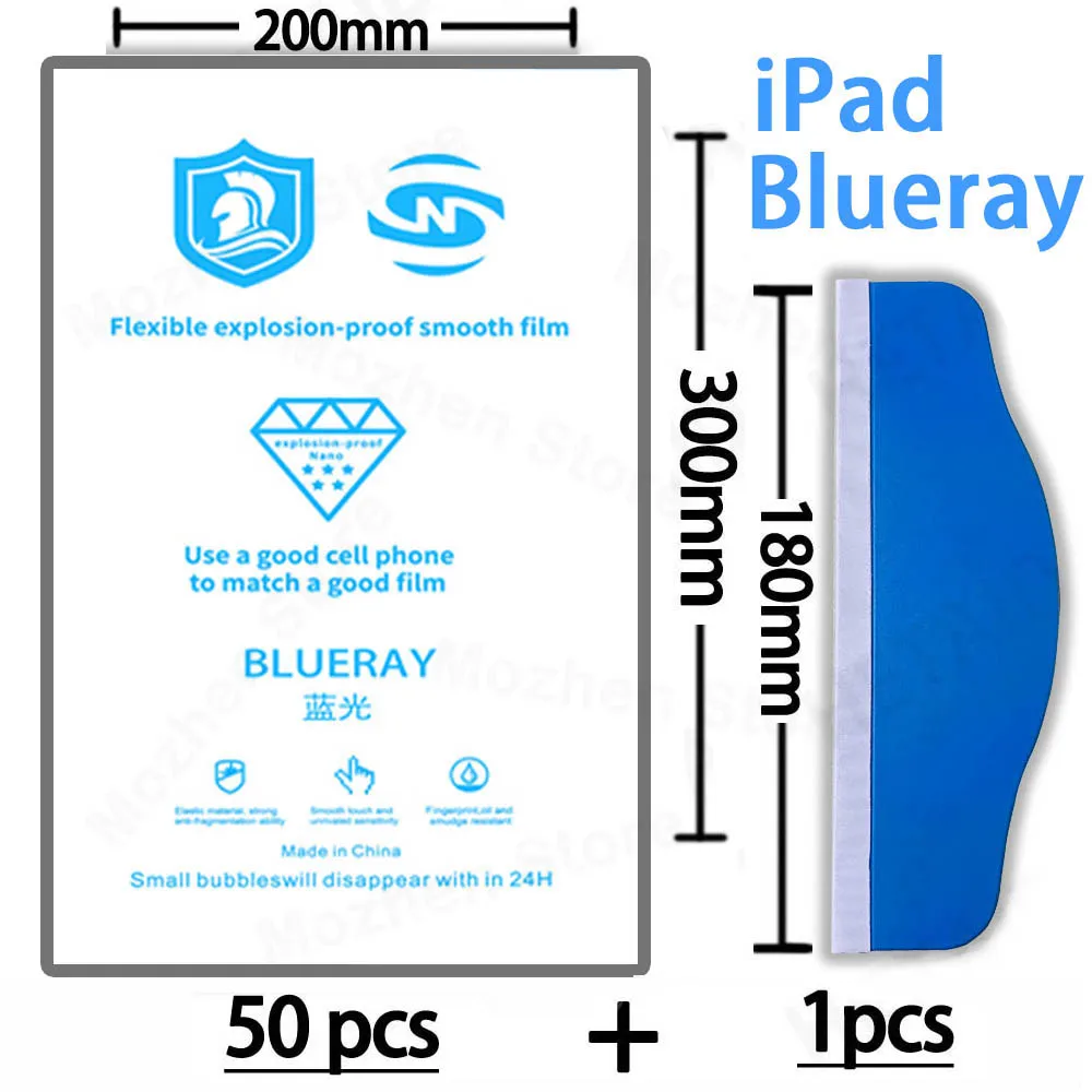 Flexible Hydrogel Film for Cutting Machine for IPAD Tablets Under 11" Full Screen Coverage Auto Repair
