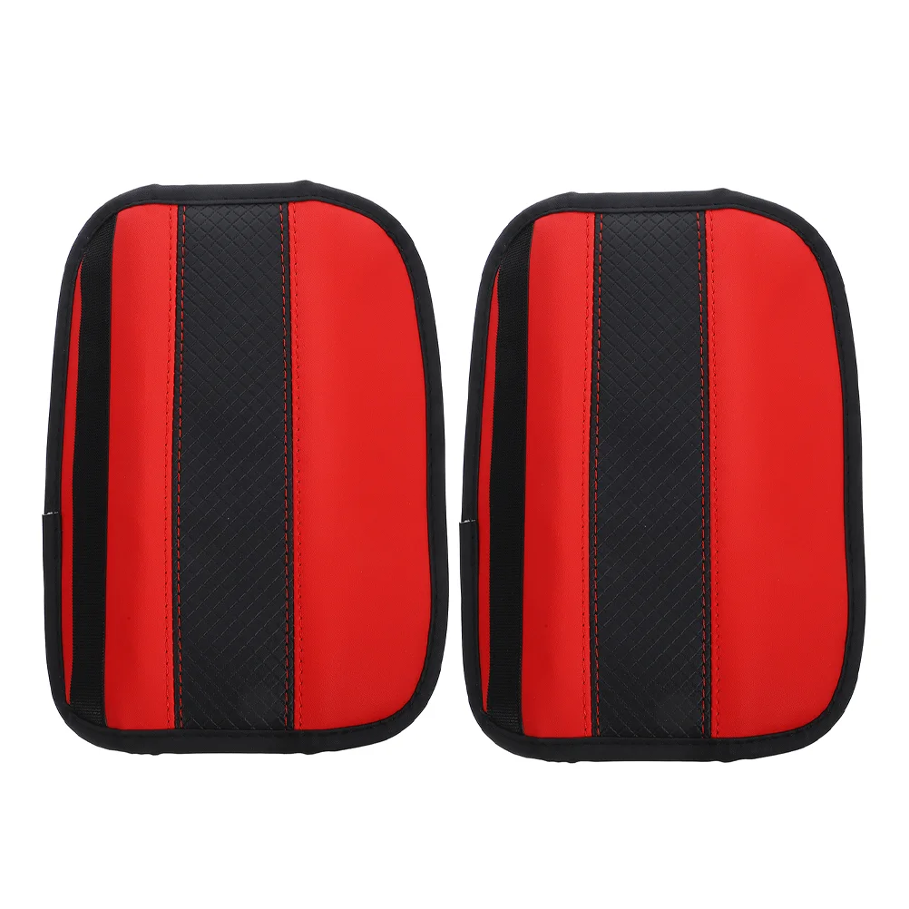 

2 Pcs Car Insurance Cover Carseat Seatbelt Cushion Shoulder Strap Pads Accessories Comfortable Safety Pu Protector Covers