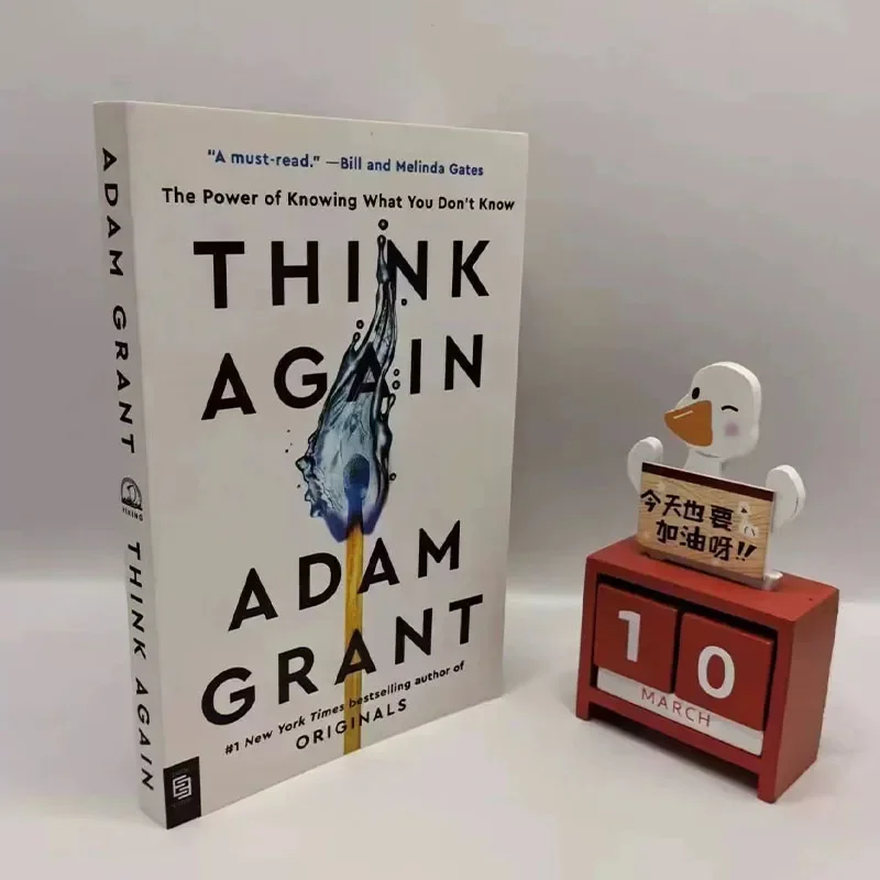 Think Again by Adam Grant: The Power of Open-Mindedness - #1 Bestselling Book