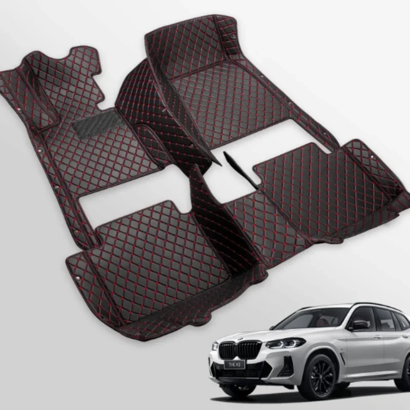 

Custom For BMW 1,2,3,4,5,6,7,8 series car floor mats X1, X2, X3, X4, X5, X6, X7,Z4 all-weather leather lining 2000-2023