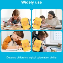 Digital Math Roller Stamp Random Practicing Multiplication and Division Seal Teaching Seal for Preschool Primary School Students