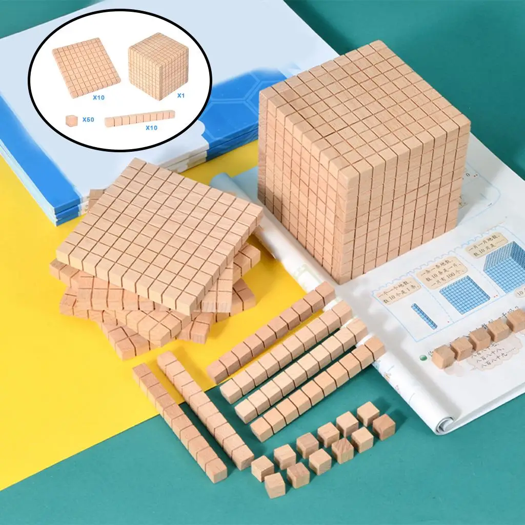 Base Ten Blocks Home Math Manipulative Math Games for Kindergarten Kids