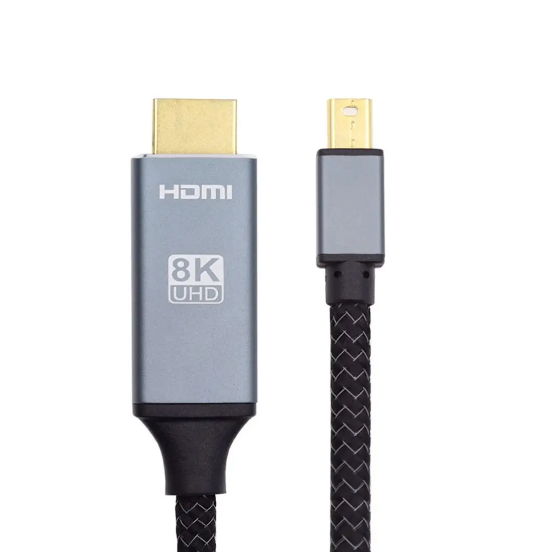 

Cablecc MINI-DP to HDTV Monitor Cable Male Mini DisplayPort 1.4 Source to HDTV 2.0 Display 8K 60hz UHD 4K