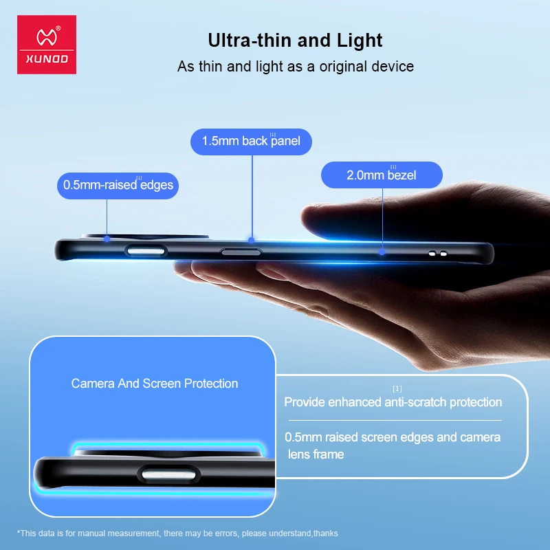 Xundd For OnePlus ACE 2 Pro ACE2 Magnetic Holder Case,Aribags Shockproof Shell,Camera Protction PC+TPU Back Transparent Cover