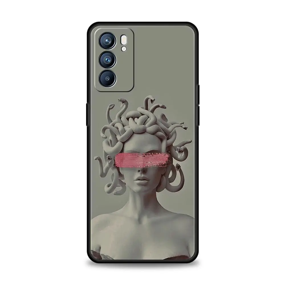 Artistic David and Mona Lisa Phone Case - Elegant Design Cover