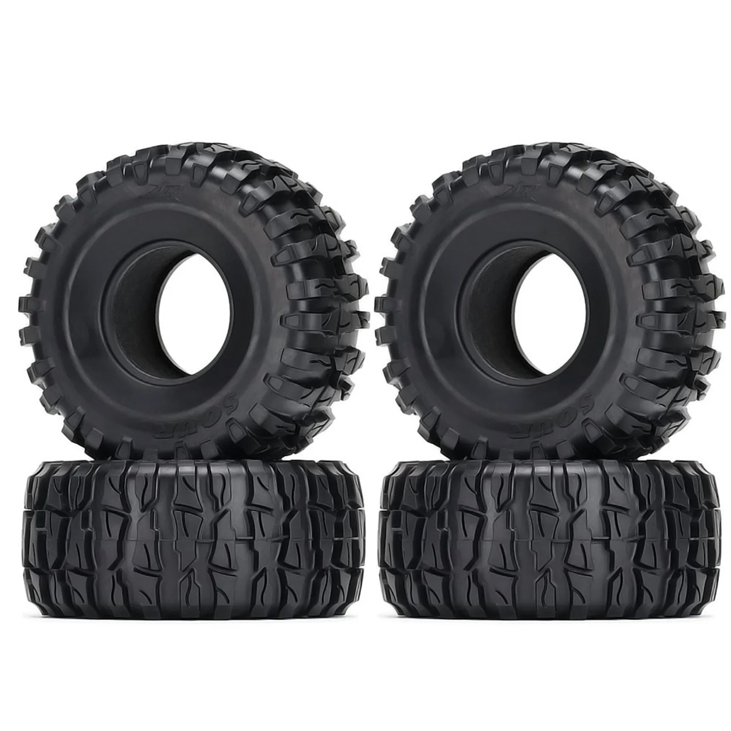 4PcsRockCrawler22InchTiresSoft138MmTyrewithFoamsforRCCar