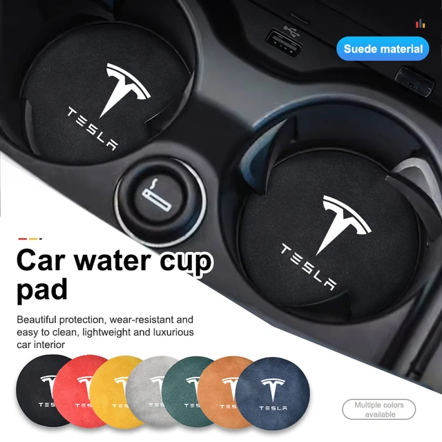 Car Cup Holder Coaster PVC Car Coaster for Telsa Model Y 3 Anti