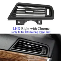 LHD avant Central gauche droite arrière climatiseur chromé Grille de ventilation panneau de sortie pour BMW série 5 F10 F11 2010-2017 5