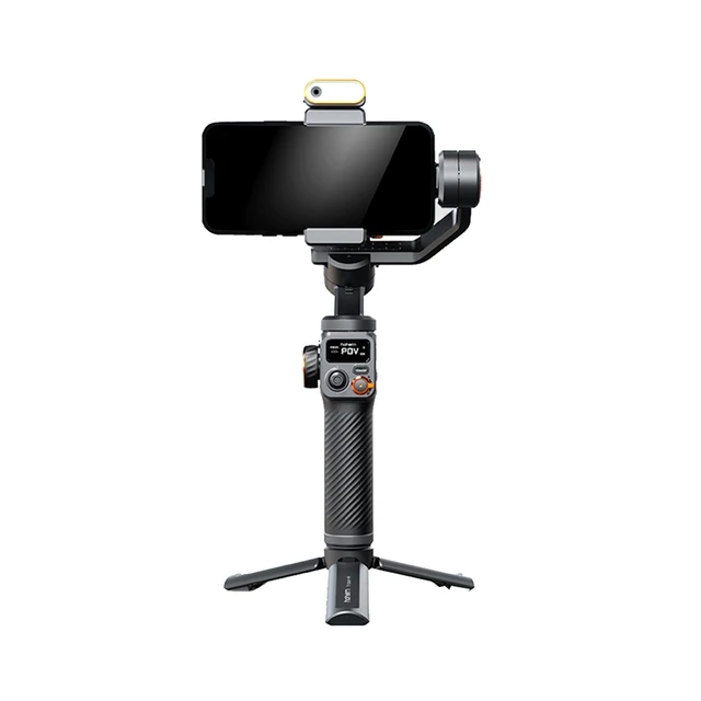 Hohem iSteady M6 Handheld Gimbal Stabilizer Kit Selfie Tripod for  Smartphone with AI Magnetic Fill Light