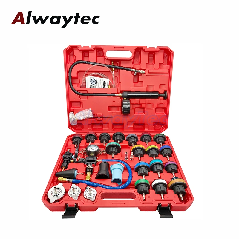 車の水タンク圧力計ラジエーター圧力テスター漏れ検出検出ツールテスター真空式冷却システムテストキット