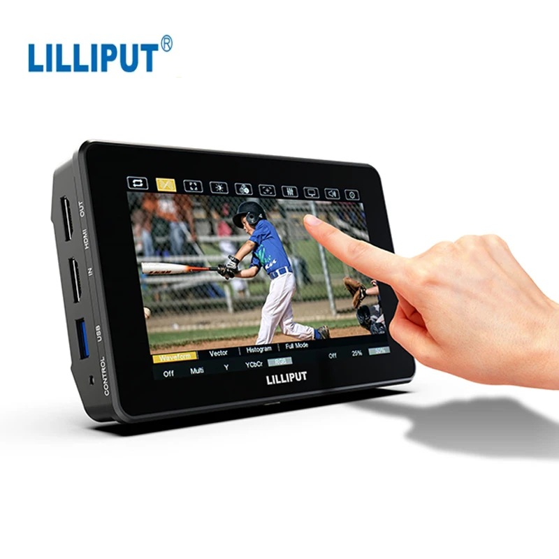 

Монитор управления камерой LILLIPUT HT5S 5,5 дюйма 2000nits 3G-SDI с сенсорным экраном