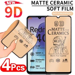 4PCS Matte Ceramic Film Soft Full Cover Screen Protector for 4 pieces (Redmi 9)
