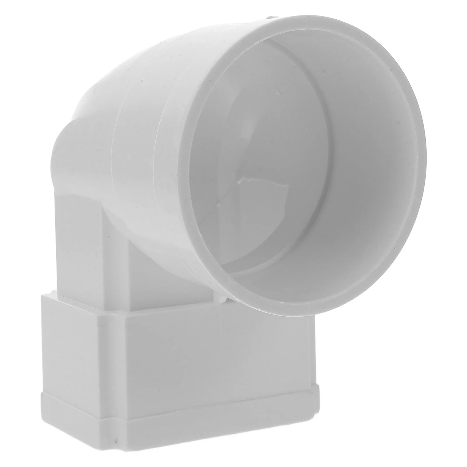 Square To Round Downspout Connector Gutter Adapter Rainwater Pipe Fitting Drainage System Plumbing Accessories Square Pipe Round