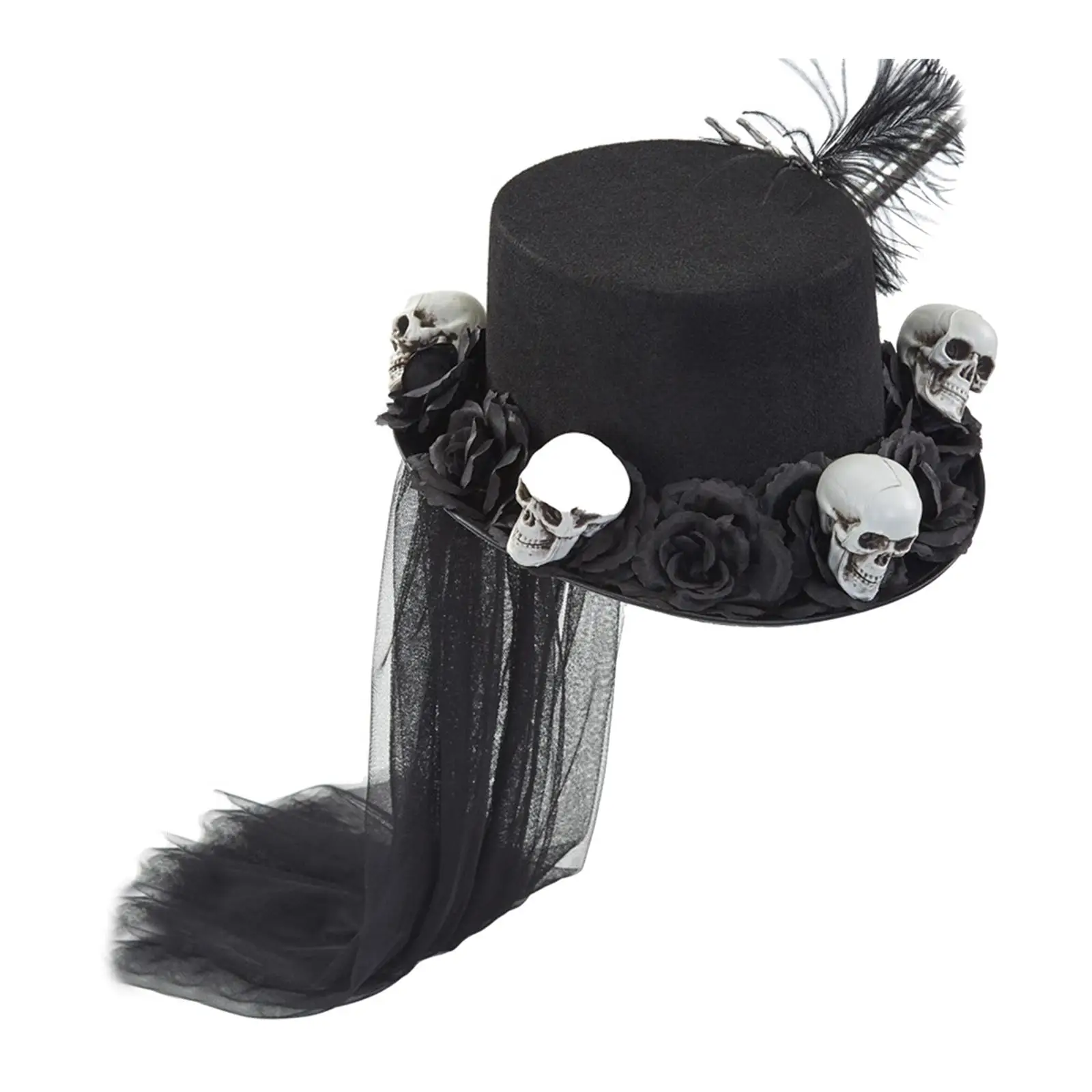 

Steampunk Top Hat Gothic Party Photo Props Costume Halloween Pirate Fedoras