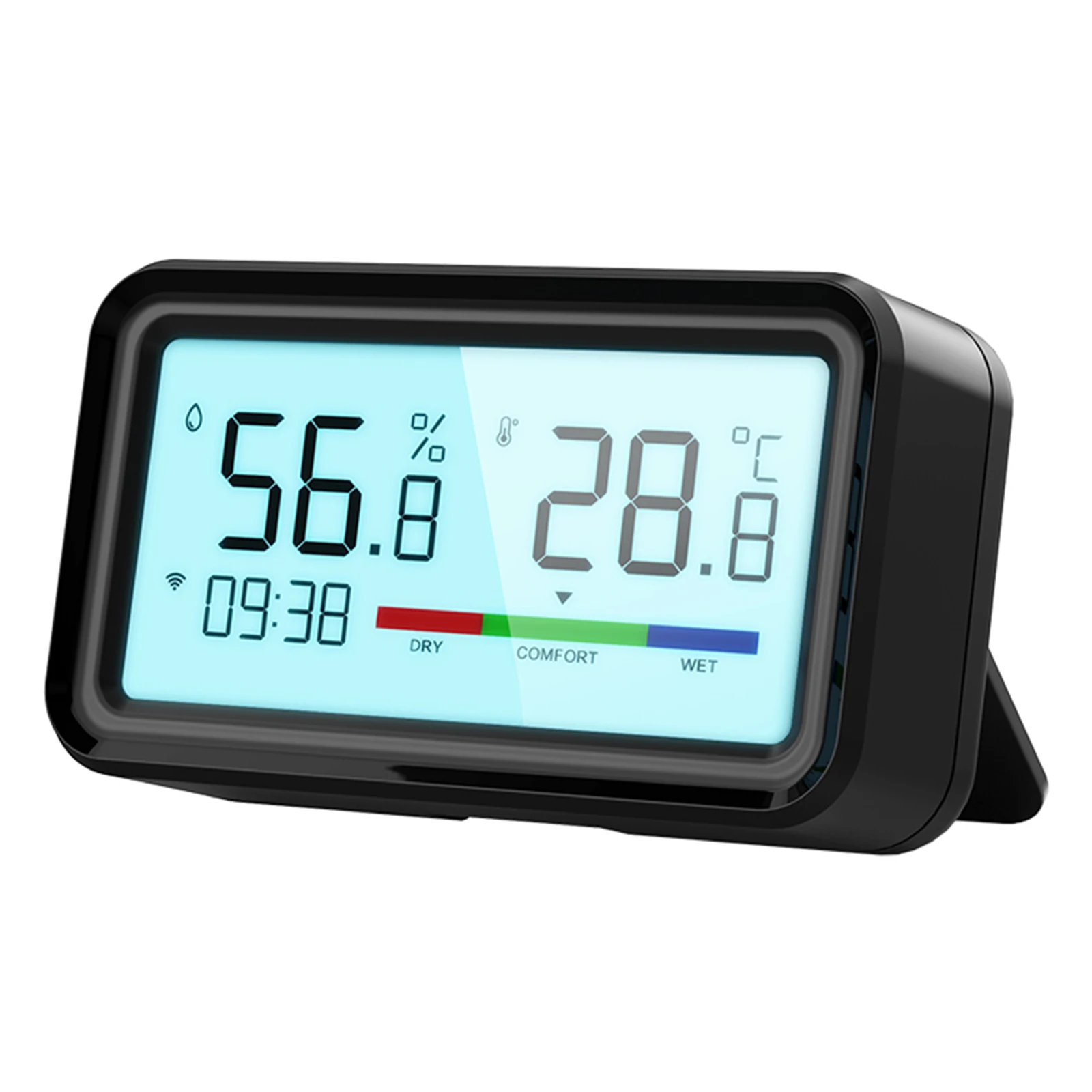 

Wireless Wifi Temperature And Humidity Meter Sensor With Backlight Display Smart Home SmartLife Typec Remote Phone Linkage