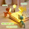 LED Night Light Mini Folding Desk Lamp Cute Pet Lights Dog Deer Portable Night Light Student Living Room Decor Gift 3