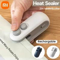 Xiaomi Mini Heat Bag Sealing Machine Portable Package Sealer Bag Plastic Food Sealer Bag Handheld Sealer Food Package HeatSealer 1