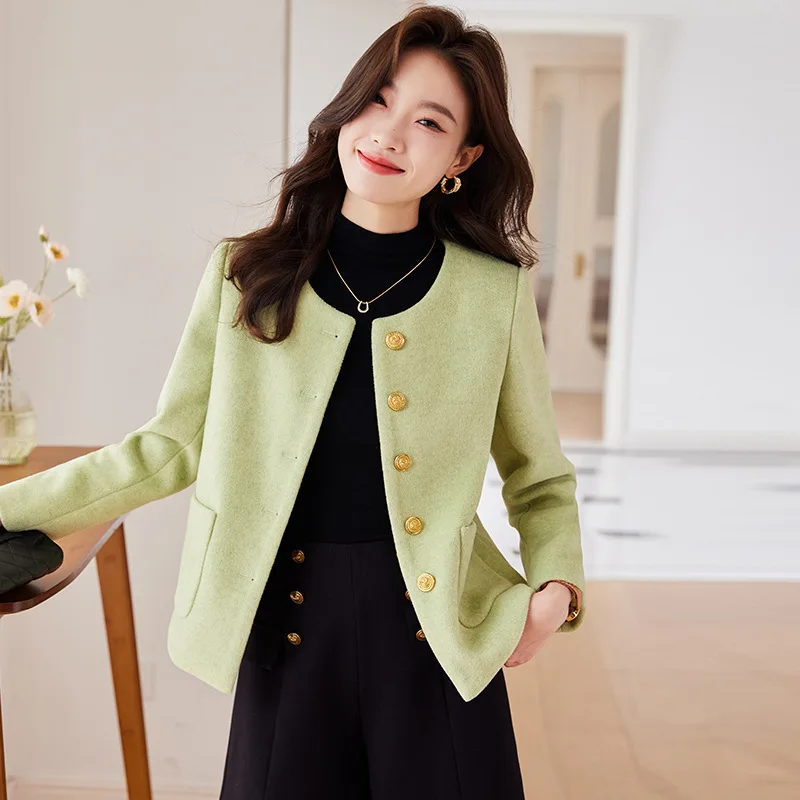 High Quality Fabric Autumn Winter Blazers Jackets Coat for Women