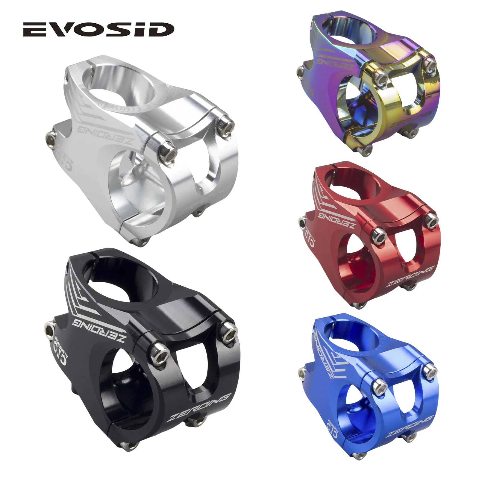 EVOSID MTB Vorbau Aluminiumlegierung Ultraleicht Hochfest Kurz 40mm MTB Fahrrad Tisch Power Mountainbike MTB Power Bike Vorbau – Detail 15