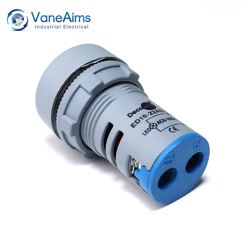 Voltmetro Digitale AC/DC - Display LED Per Tensione 0-600V - Misuratore Di Potenza Per Impianti Elettrici