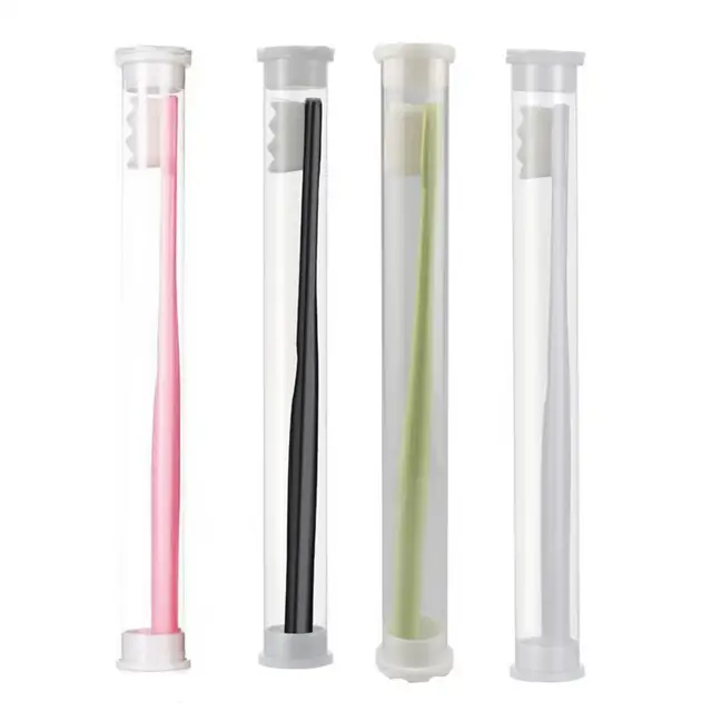 튼튼하고 균일한 경량 초미세 칫솔 4 개, 수동 칫솔, 임산부 액세서리