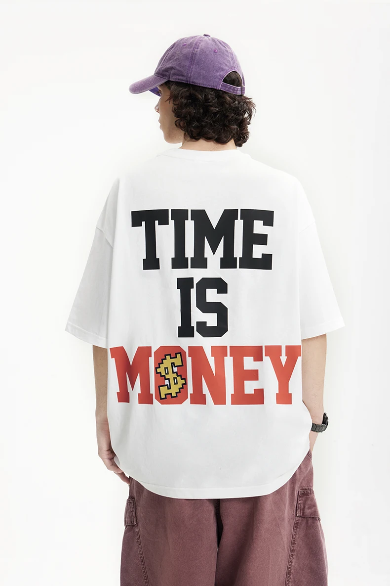 INFLATION Glow-in-the-Dark Doberman Print T-Shirt American Streetwear Loose Fit 100% Cotton Short Sleeve for Men