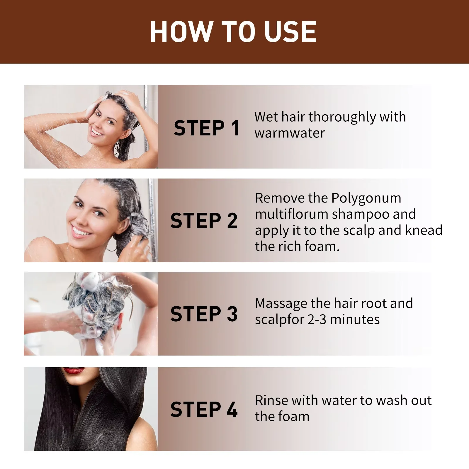 Natural Darkening Black Thick Hair Shampoo Bar Damage Hair Care Gray White Hair Repair-Unisex Helps Stop Hair Loss Shampoo 100g 6