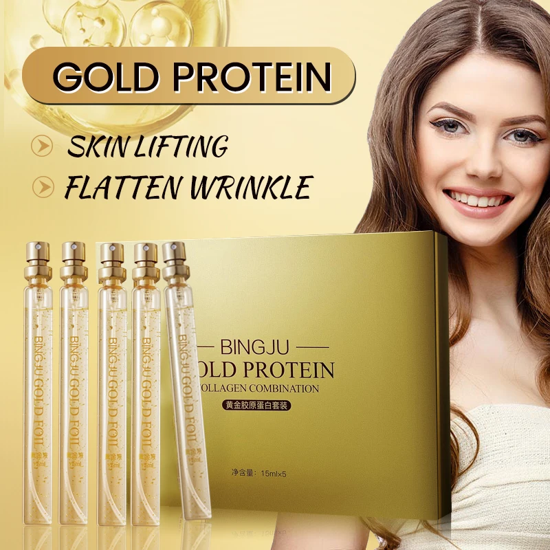 Collagen Protein Line Absorbable Face Filler Protein Thread Face Lift Silk Fibroin Line Carving Anti Aging Essence Face Serum