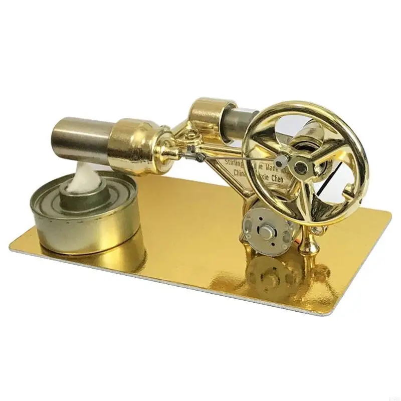 E5BE Hot Air Engine Motor Generator Hot Air Steam Engines Electricity Generator