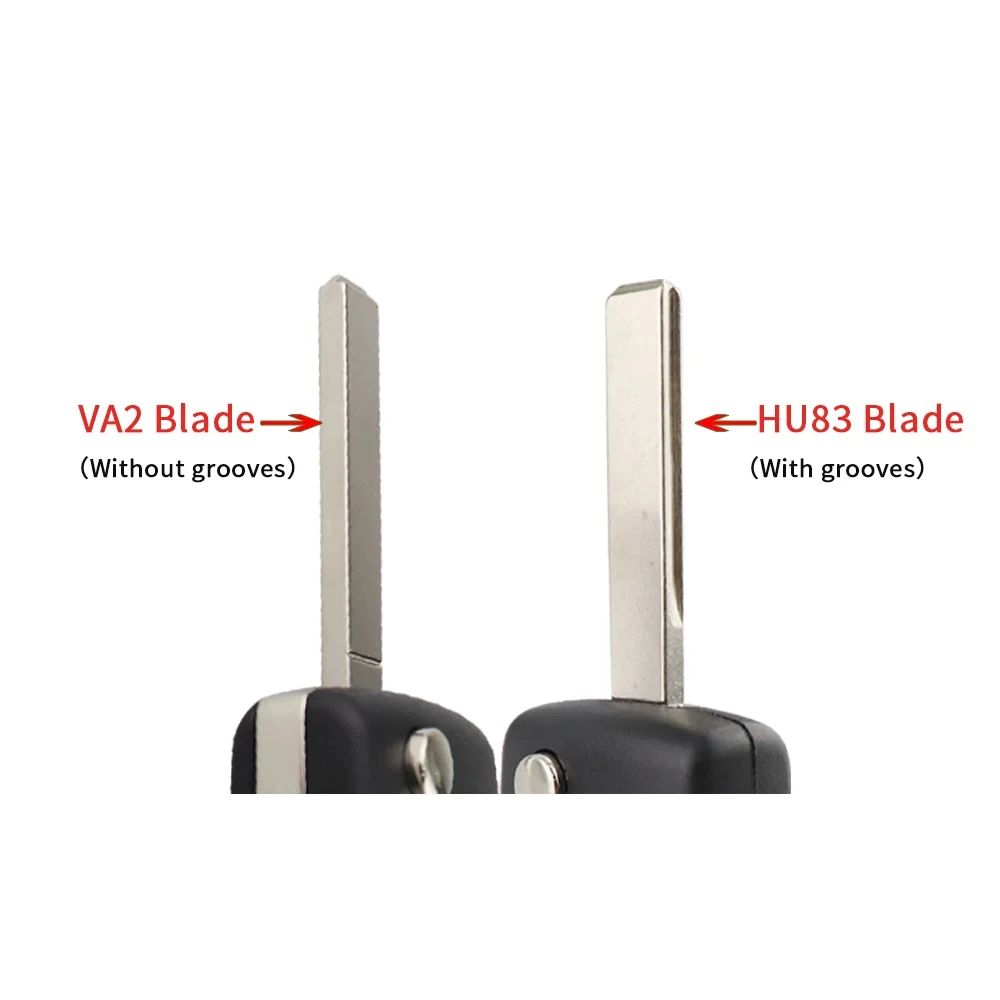 Car Key Shell YIQIXIN For Peugeot 107 207 307 308 407 607 807 For Citroen C2 C3 C4 C5 C6 C8 Remote Car Key Shell HU83/VA2 Blade CE0523 CE0536