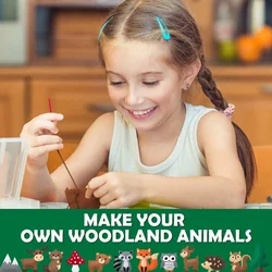 Juguetes de costura de fieltro de lana hechos a mano para niños, lindos dibujos animados, juguetes creativos de animales, costura de Color, juguetes educativos hechos a mano