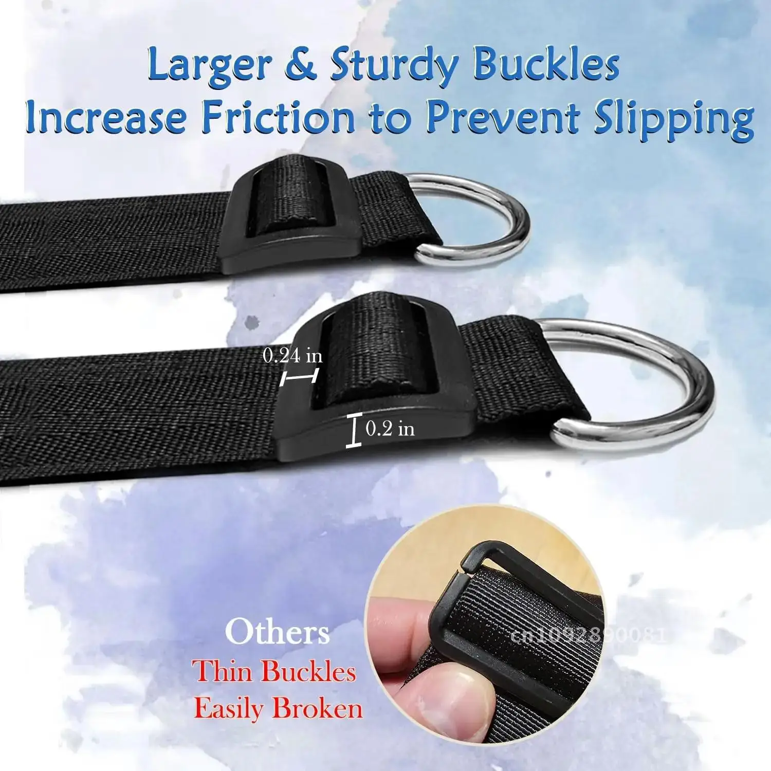 Sex Swing Bondage Restraints BDSM Toys, 2 in 1 Adjustable Sling Door Sex & with Straps Thigh Swing