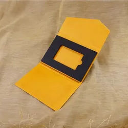 Luxury Cardboard Gift Box with Magnetic Closure (S - 1 - yellow)