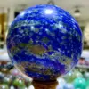 Natural Lapis Lazuli Crystal ball Quartz Sphere Energy Sphere Reiki Healing Decorative gift for home office 3