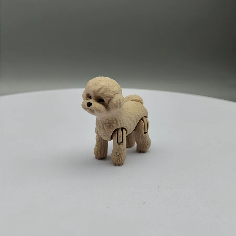 3D Printed Poodle Statue, Plastic Dog Decoration for Events, Holiday Home Kitchen Decoration, Christmas and Halloween