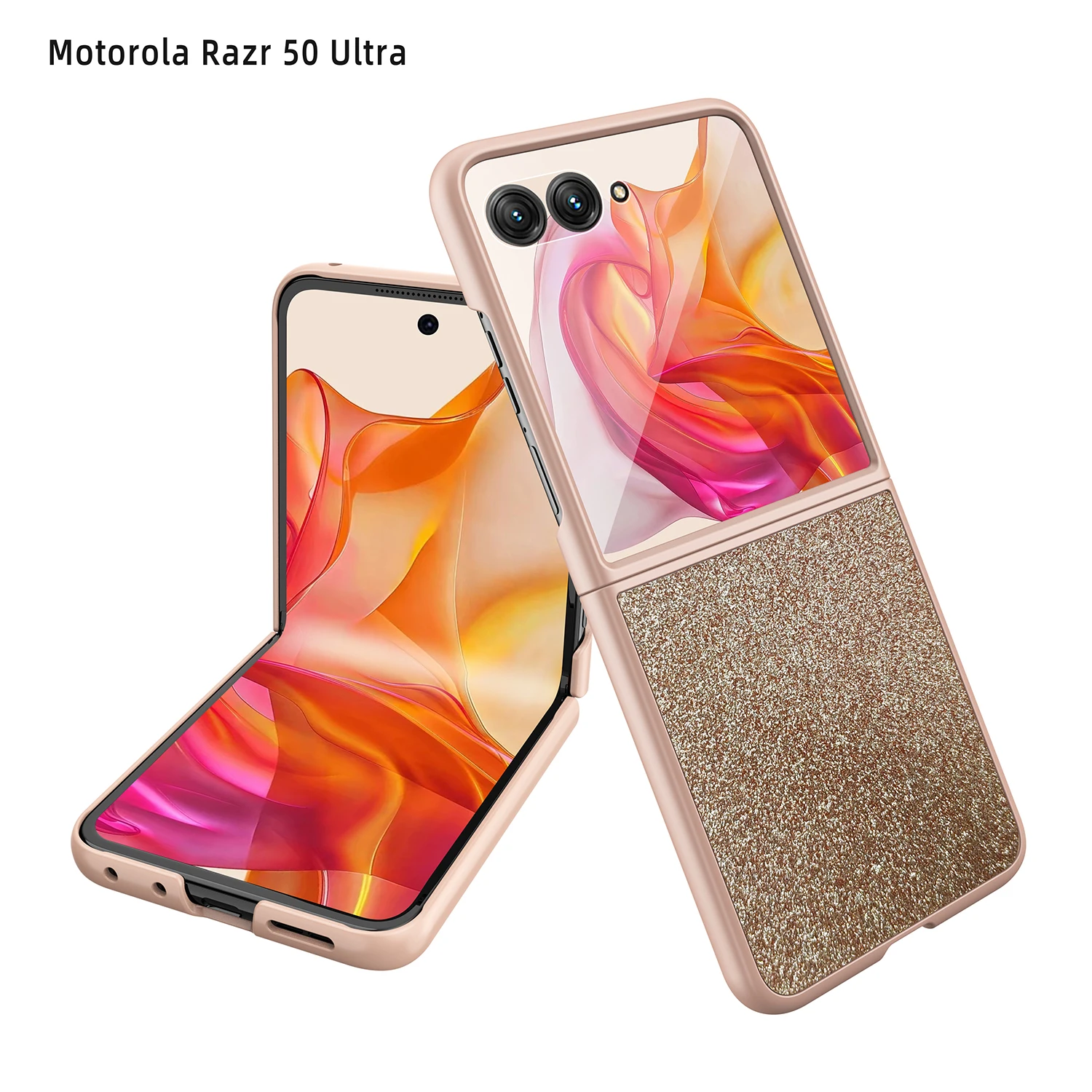 Luxurious Bling Glitter Shockproof Case with Mirror Film