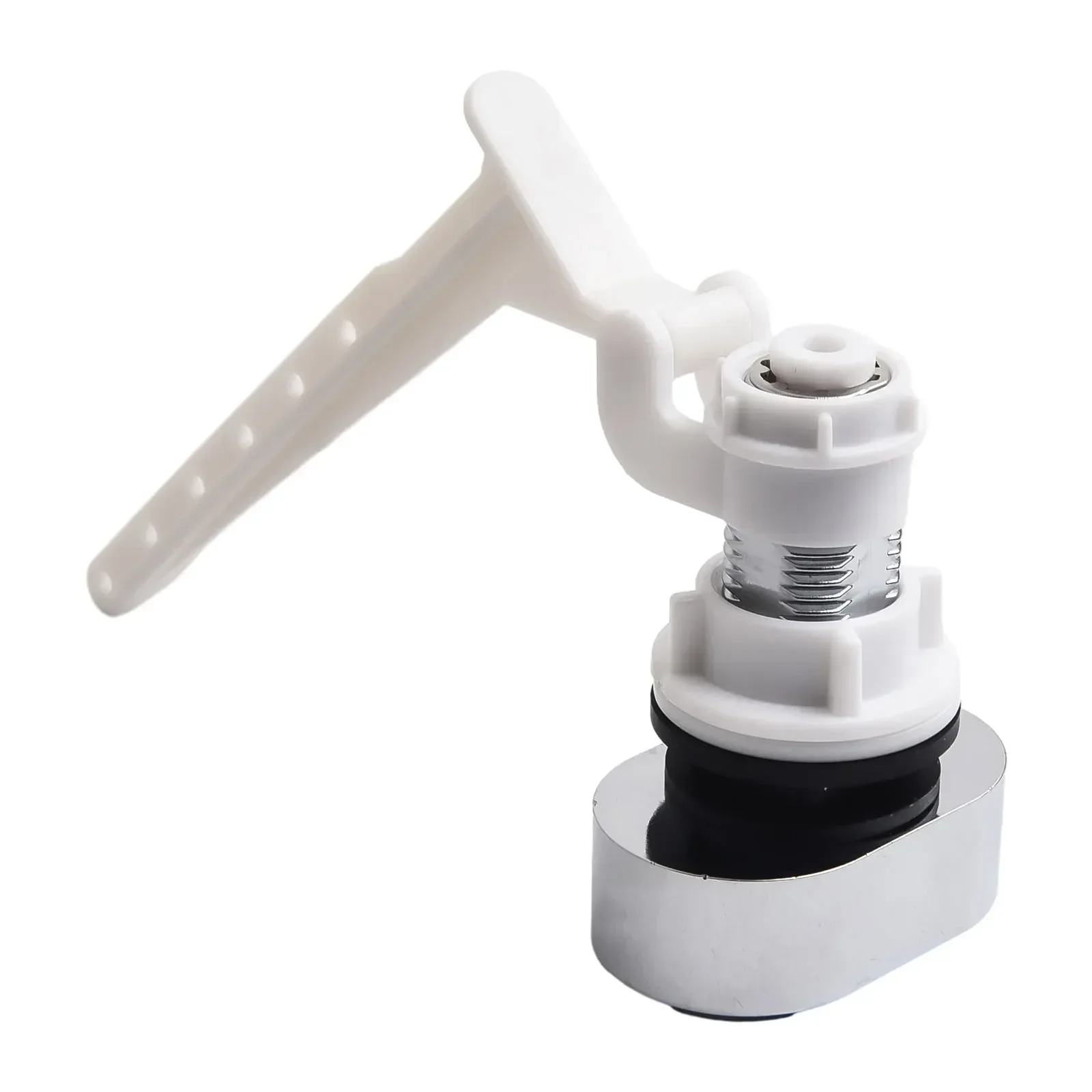 ABS Toilet Tank Button Flush Lever Push Button Replacement Bathroom Accessory Toilet Water Tank Button Bathroom Access